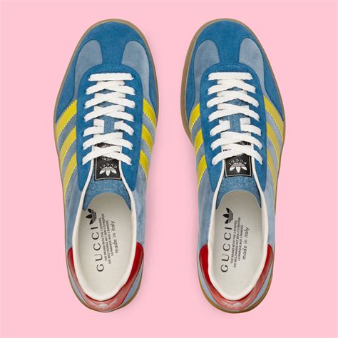 gucci x adidas gazelle blue|Adidas X Gucci usa.